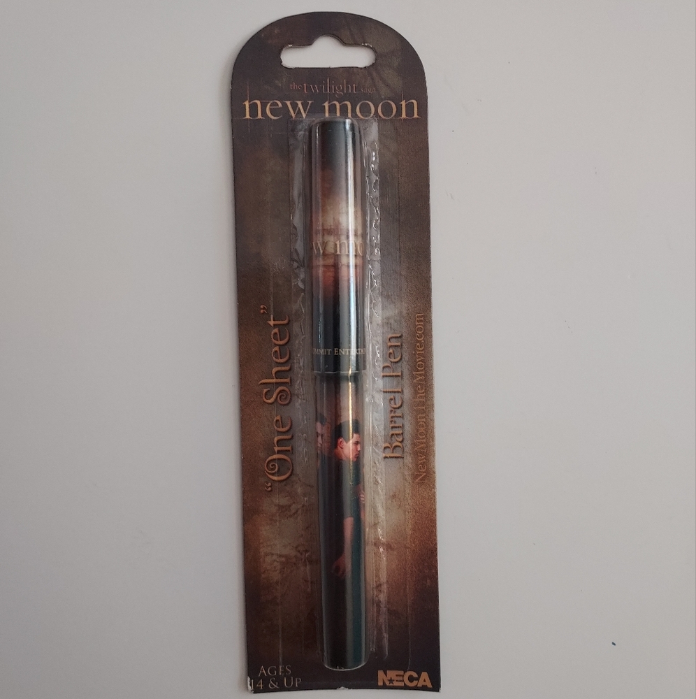 "One Sheet" Barrel Pen Twilight saga New Moon